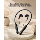 Kablosuz Boyun Tipi Bluetooth Kulaklık Mikrofonlu Spor Ve Günlük Kullanıma Uygun