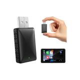 Kablosuz Car Play Adaptörü İos & Android Cihazlar için Wireless Carplay Çevirici Siyah Siyah Tek Ebat