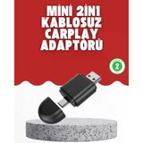 Kablosuz Carplay Dönüştürücü - Akıllı Tak & Çalıştır Araç Adaptörü - Lisinya