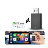 Kablosuz CarPlay ve Android Auto Adaptörü, 2'si 1 Arada, USB ve Type-C Bağlantı, Tak Çalıştır Mini Dongle (48mm Nano)