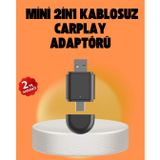 Kablosuz CarPlay ve Android Auto Dönüştürücü – USB-A & Type-C Girişli Akıllı Adaptör