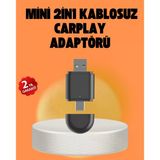 Kablosuz Carplay Ve Android Auto Dönüştürücü – Usb-A & Type-C Girişli Akıllı Adaptör Mir75051963
