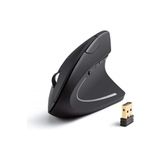 Kablosuz Dikey Ergonomik Optik Mouse 1600dpı 6 Tuşlu Vertical Siyah Mouse