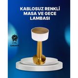 Kablosuz Dokunmatik Masa Lambası – Şık Modern Metal Gövde, Usb Şarjlı Mir66829633