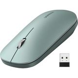 Kablosuz Fare, 2,4 Ghz USB Bağlantısı, Maks. 4000 Dpi, 18 Ay Pil Ömrü. Pc, Mac, Dizüstü Bilgisayar, Windows 11, 10, 8.1, 7, Macos, Linux ile Uyumlu (Yeşil)