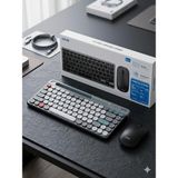 Kablosuz Gaming Klavye Mouse Seti 2.4g, 79 Tuşlu Kompakt Oyuncu Klavyesi ve Mouse Combo - Çok Renkli