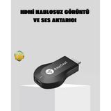 Kablosuz HDMI Görüntü ve Ses Aktarıcı – Anycast M9 Plus Tak-Çalıştır Tv Adaptörü