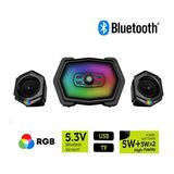 Kablosuz Hoparlör 2 1 Ses Sistemi Gaming Hoparlör Rgb Gaming Wireless Bluetooth Bls-10 - siyah