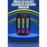Kablosuz Hoparlör Ios ve Android Uyumlu Şarjlı Sd Kart Girişli Bluetooth Hoparlör - 01-Siyah