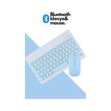Kablosuz Klavye Ve Mouse Seti Bluetooth'lu Şarj Edilebilir Windows&ios&android&telefon&tablet Uyumlu