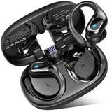 Kablosuz Kulaklık Bluetooth 5.4 Kulaklık 75 Saat Çalma Süresi, 2025 Bluetooth Kulakiçi Derin Bas Gürültü Önleyici Mikrofon, Spor Kulaklıklı Kulak İçi Tomurcuk, Egzersiz/Koşu için IPX7 Su Geçirmez