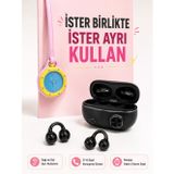 Kablosuz Kulaklık Ve Pembe Askılı Çanta Charm Analog Saat Kampanya Seti - Lisinya