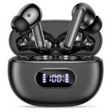 Kablosuz Kulaklıklar bluetooth 5.4 Kulaklıklar Derin Bas ve Gürültü Engelleme, 50 Saat Çalma Süresi Bluetooth Kulak Tomurcukları Led Ekranlı Kablosuz Kulaklıklar, Android iOS için IPX7 Su Geçirmez