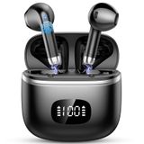 Kablosuz Kulaklıklar Bluetooth, Kulak İçi Kulaklıklar Bluetooth 5.3 HiFi Stereo Derin Bas ile, Gürültü Önleyici 4 ENC Mikrofonlu Kulak Tomurcukları, Çift LED Ekran, Telefon Pedi Dizüstü Bilgisayar