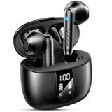 Kablosuz Kulaklıklar, Hi-Fi Stereo ile Bluetooth 5.3 Kulak İçi Kulaklıklar, 4 ENC Gürültü Önleyici Mikrofonlu 40H Bluetooth Kulak tomurcukları, IP7 Su Geçirmez Kablosuz Kulaklık Android/iOS için LED