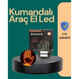 Kablosuz Kumandalı LED Jest Işığı – 3 Modlu Araba Arkası Mesaj Işığı, 203 LED ile Yüksek Parlaklık