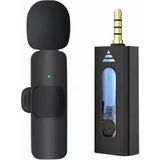 Kablosuz Mikrofon Tekli Yaka Mikrofonu 3.5mm Aux Girişli Sokak Müzisyenleri Amfi Hoparlör Bilgisayar Youtuber Tablet Tak Çalıştır (Telefon Desteklemez) K35 - standart
