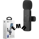 Kablosuz Mikrofon Type-C Siyahcanlı Gösteri Röporta Kısa Video Kablosuz Mikrofon Tak ve Çalıştır