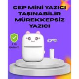 Kablosuz Mini Cep Yazıcısı Bluetooth Destekli 1200Mah Bataryalı Mir04650116