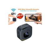 Kablosuz Mini Wifi Kamera - Cepten Uzaktan Canlı İzleme, Sesli Dinleme & Hafıza Kartlı Güvenlik Kamerası