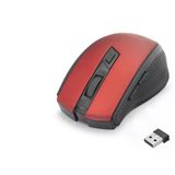 Kablosuz Mouse 800/1600 Dpi - Kırmızı Siyah Hdx3404r