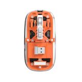 Kablosuz Mouse Fare Şarjlı Bluetooth Wireless Çift Modlu Sessiz 5 Tuşlu Şeffaf DPI Kontrol Tg-9010
