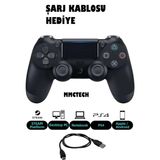 Kablosuz Oyun Kolu Playstation 4 - Pc - Tv - Tablet Uyumlu - Siyah