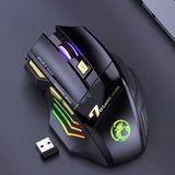 Kablosuz Oyuncu Mouse – 3200 Dpı Ayarlanabilir Hassasiyet, Rgb 7 Renk LED Aydınlatma, Şarjlı, E - Çok Renkli