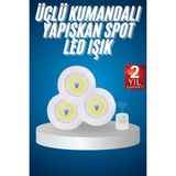 Kablosuz Pilli Işıldak Masa Lambası Mutfak Tezgah Altı Banyo Dolabı Dolap Iç - COMPTR3022-4 - Çok Renkli