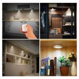 Kablosuz Pilli Uzaktan Kumandalı 3 Lü Spot LED Lamba Yüksek Parlaklık Özelliği ile Enerji Tasarruflu