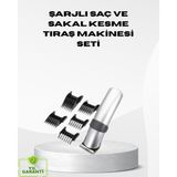 Kablosuz Profesyonel Tıraş Makinesi – Şarjlı 60 Dakika Kullanım Süreli Çelik Bıçaklı Ses - 1