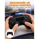 Kablosuz Ps4 Oyun Kolu - Çift Titreşimli Motor, Uzun Pil Ömrü Ve Hassas Kontrol Yeni Nesil