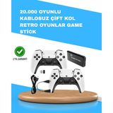 Kablosuz Retro Tv Oyun Konsolu – 30.000+ Oyun Hd Çıkış & Kablosuz Gamepad ile - EC001Z-5692Y