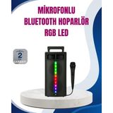 Kablosuz Rgb Işıklı Bluetooth Hoparlör | Ev, Parti ve Açık Hava Kullanımı