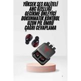 Kablosuz Şarj Göstergeli Özellikli Bluetooth Kulaklık Çağrı Cevaplayabilen
