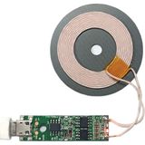 Kablosuz Şarj Modülü 5W 1A Mobil Akıllı Telefon Oyuncak Pil Şarj Transmiter Micro USB Samsung Apple