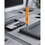 Kablosuz Şarjlı Elektrikli Tornavida Seti 38 Uçlu Type C Li Pil Hassas Tamir Seti - HS8768-9553 - Çok Renkli