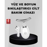 Kablosuz Şarjlı Yüz Sıkılaştırıcı Cihaz Ems Mikro Akım Anti-Aging Masaj Aleti