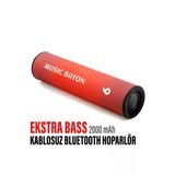 Kablosuz Silindir Bluetooth Hoparlör Speaker Ekstra Bass Ses Bombası 2000 Mah Ip65 Su Geçirmez