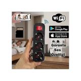 Kablosuz Siyah Mini Piriz Casus Gizli Wifi 1080P HD Kamera
