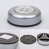 Kablosuz Spot Pilli Dokunmatik Led Lamba 3 Ledli Dolap Lambası