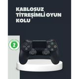 Kablosuz Titreşimli Oyun Kolu – Ps4 Uyumlu Ergonomik Tasarım Ve Uzun Pil Ömrü Mir83279247