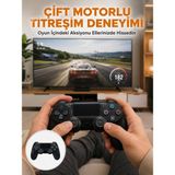Kablosuz Titreşimli Oyun Kolu – Yüksek Hassasiyetli Analog Kontrol ve Ergonomik - HPSBYI8939-2