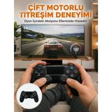 Kablosuz Titreşimli Oyun Kolu - Yüksek Hassasiyetli Analog Kontrol Ve Ergonomik Tutma Yeni Nesil