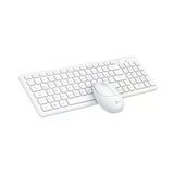 Kablosuz Türkçe Q Klavye Mouse Set – 2.4Ghz Usb, Sessiz Tuşlar, Ofis & Ev Kullanımı İçin Ergonomik (Beyaz) (Lecoo Kw204)