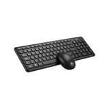 Kablosuz Türkçe Q Klavye Mouse Set – 2.4Ghz Usb, Sessiz Tuşlar, Ofis & Ev Kullanımı İçin Ergonomik (Siyah) (Lecoo Kw204)