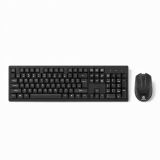 Kablosuz Türkçe Q Klavye Mouse Seti, 2.4GHz USB Alıcılı, Sessiz Tuş Mekanizması, 1600 DPI Ayarlanabilir Mouse, Ergonomik Tasarım, Tam Boy 104 Tuş Klavye, Windows ve Mac Uyumlu
