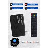 Kablosuz Tv Paketi Uydu Alıcısı Bluetooth Kumanda ile Canaksız Canaklı Seçenek - Ahşap