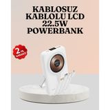 Kablosuz ve Kablolu Şarj Destekli Taşınabilir Powerbank