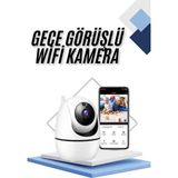 Kablosuz Wifi Destekli Akıllı Güvenlik Kamerası Hareket Sensörlü